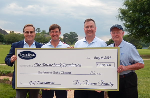 2024 Check Presentation for Charity Golf Tournament