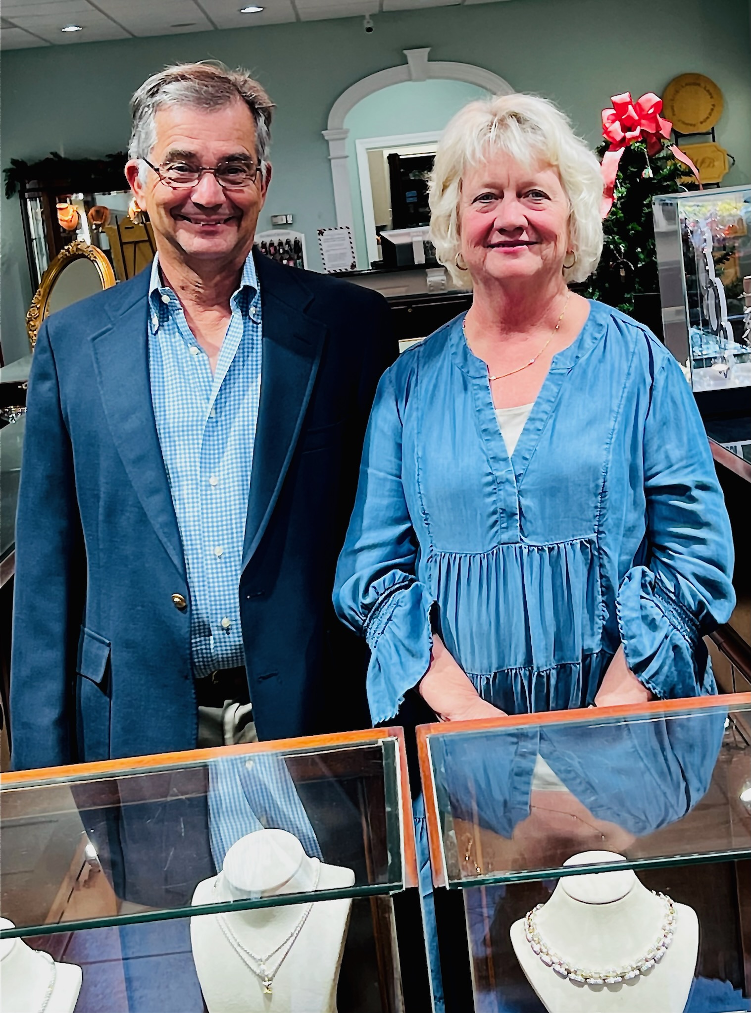 Billy Pate and Patty Adams of Lautares Jewelers