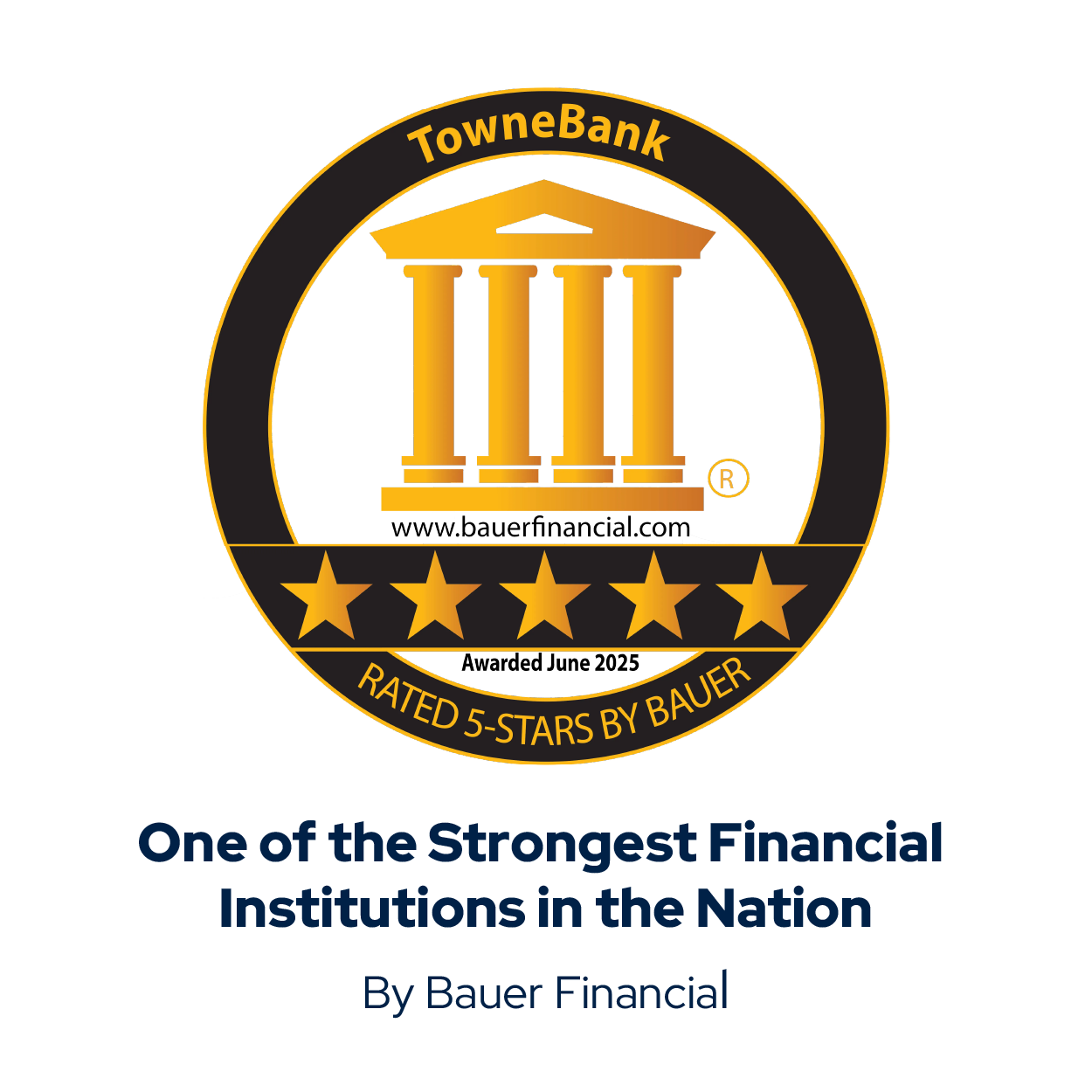 Bauer Financial Award for Strongest Financial Institutions in the Nation